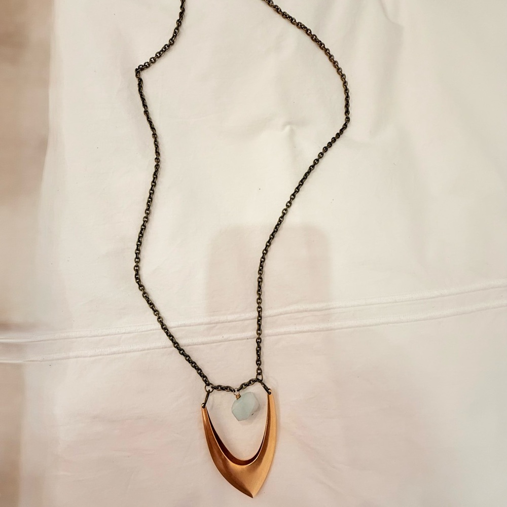 Handmade Gold and Black Necklace